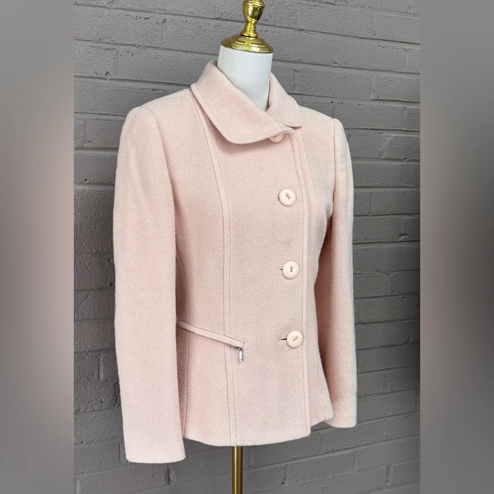 Carlisle Vintage  Peachy Pink Wool -Silk blend Jacket 6